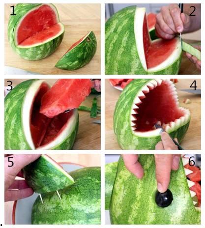 我吃西瓜里面的肉吃吃瓜